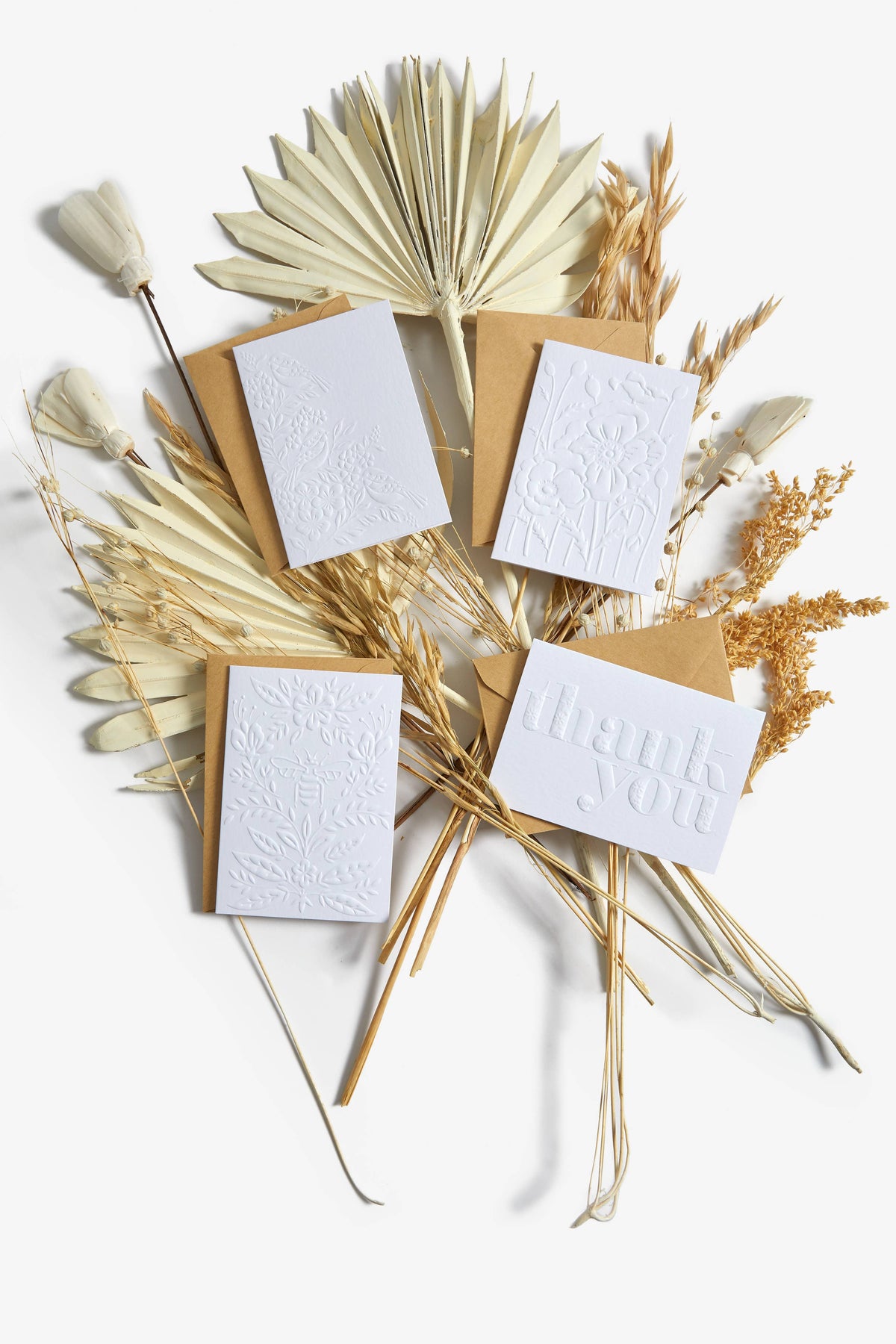 Embossed Boxed Note Cards Poppies (Set of 10)