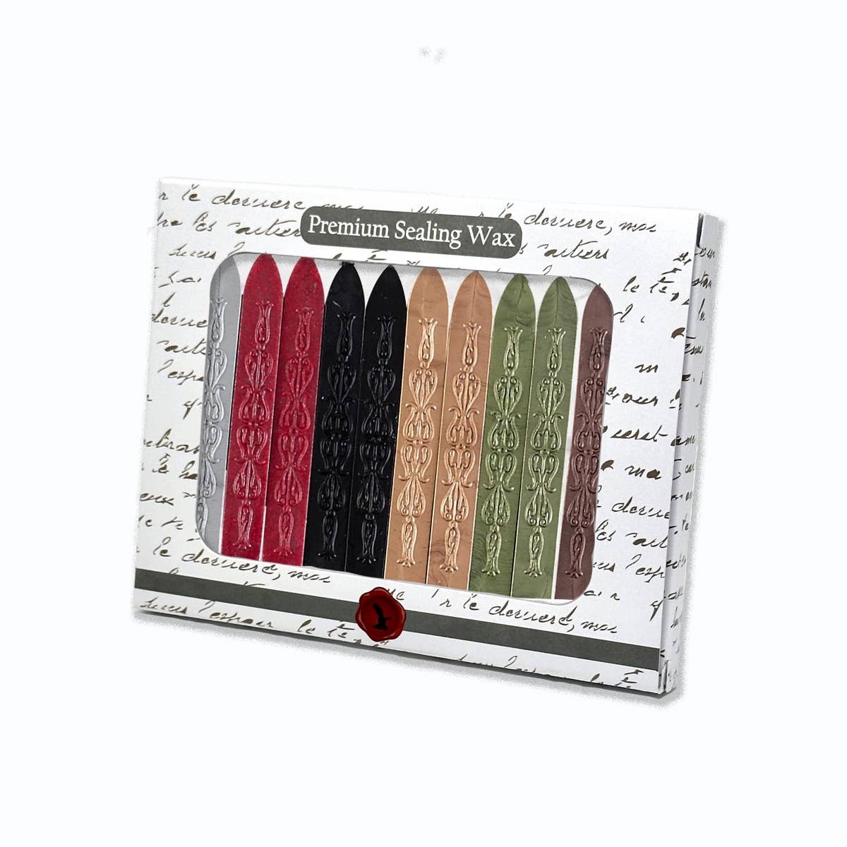 Premium Sealing Wax Sticks with Wick-Assortm.PK/12-multi: Multi