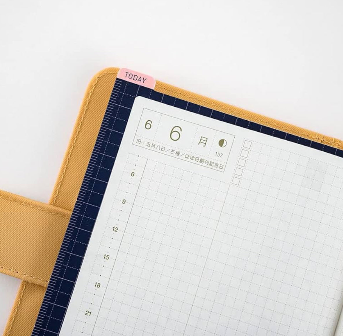 Hobonichi A5 Pencil Board Navy/Pink