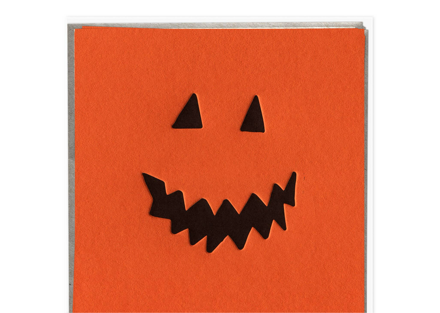 Jack O' Lantern - Single Halloween card