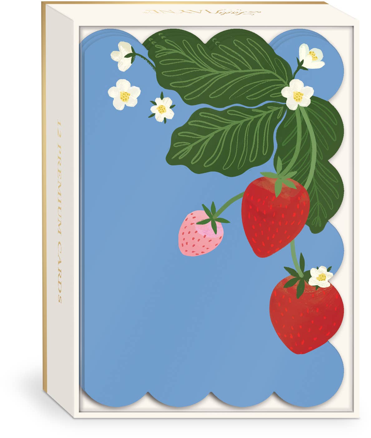 STRAWBERRIES NOTECARD SET OF 12