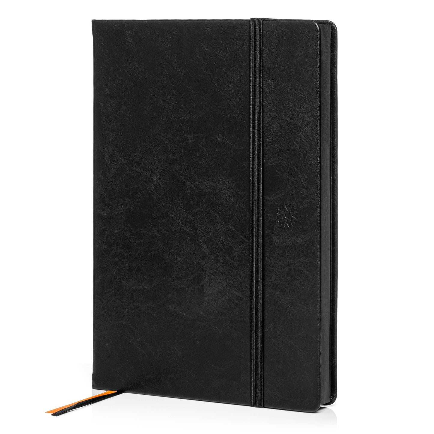 Pitch Black Dot Grid Notebook | (Black Pages) A5 & B5 Sizes : A5