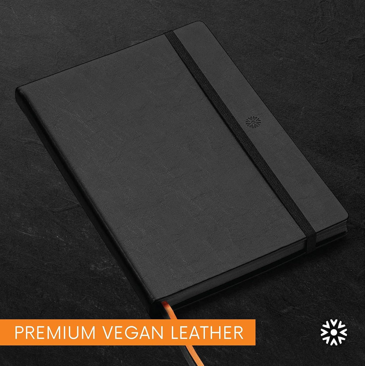 Notsu Pitch Black Paper Notebook B5 Journal Blank Sketchbook