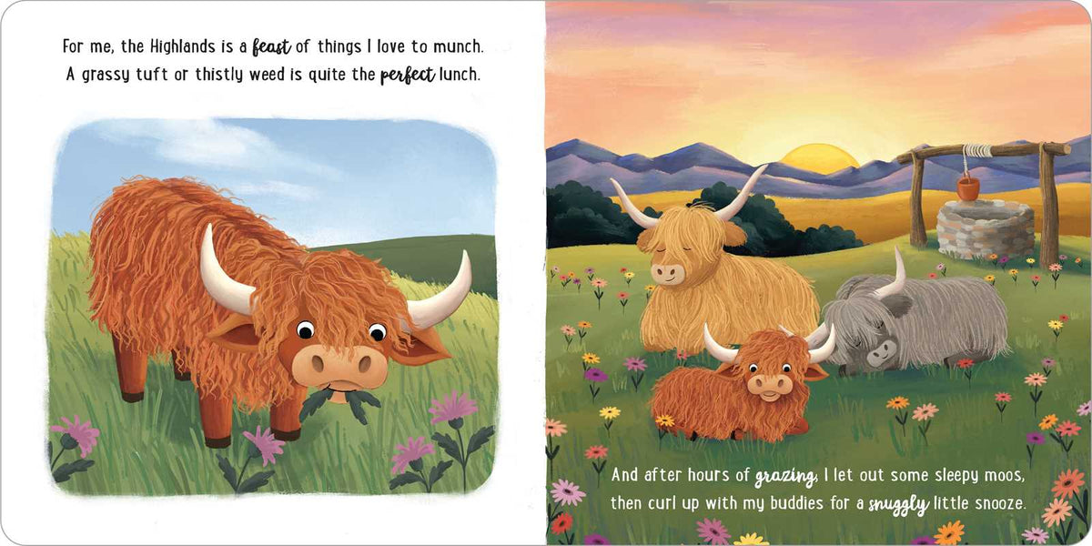 I Love Being a Highland Cow: Padded Board Book by Em Bruce: Board Books; 22 pages / English