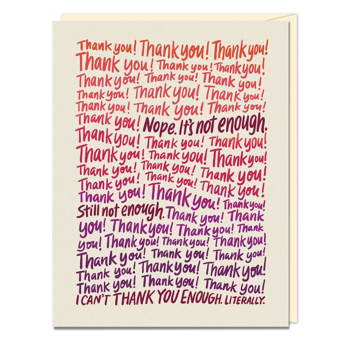 Thank You Cards, Box of 8 Assorted
