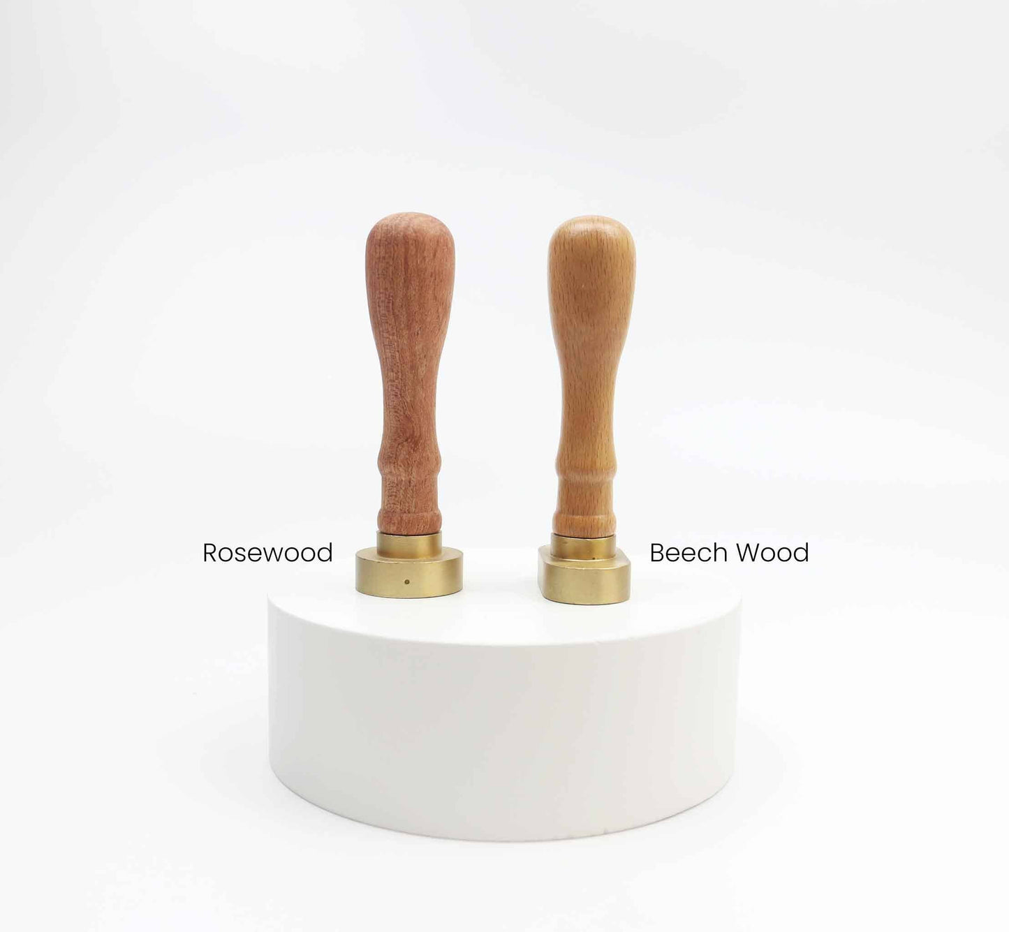 Obround Wax Seal Stamp (With Box): Rosewood Handle