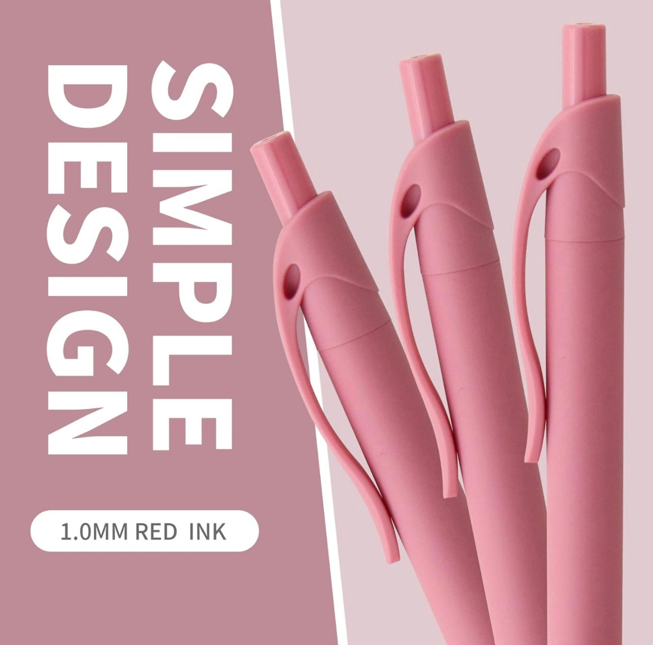 Red 1.0mm Ballpoint Pen