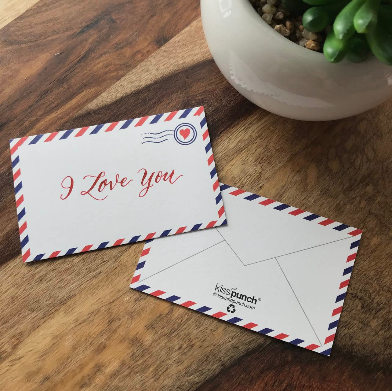 60 ct Mini Notecard - Air Mail Note