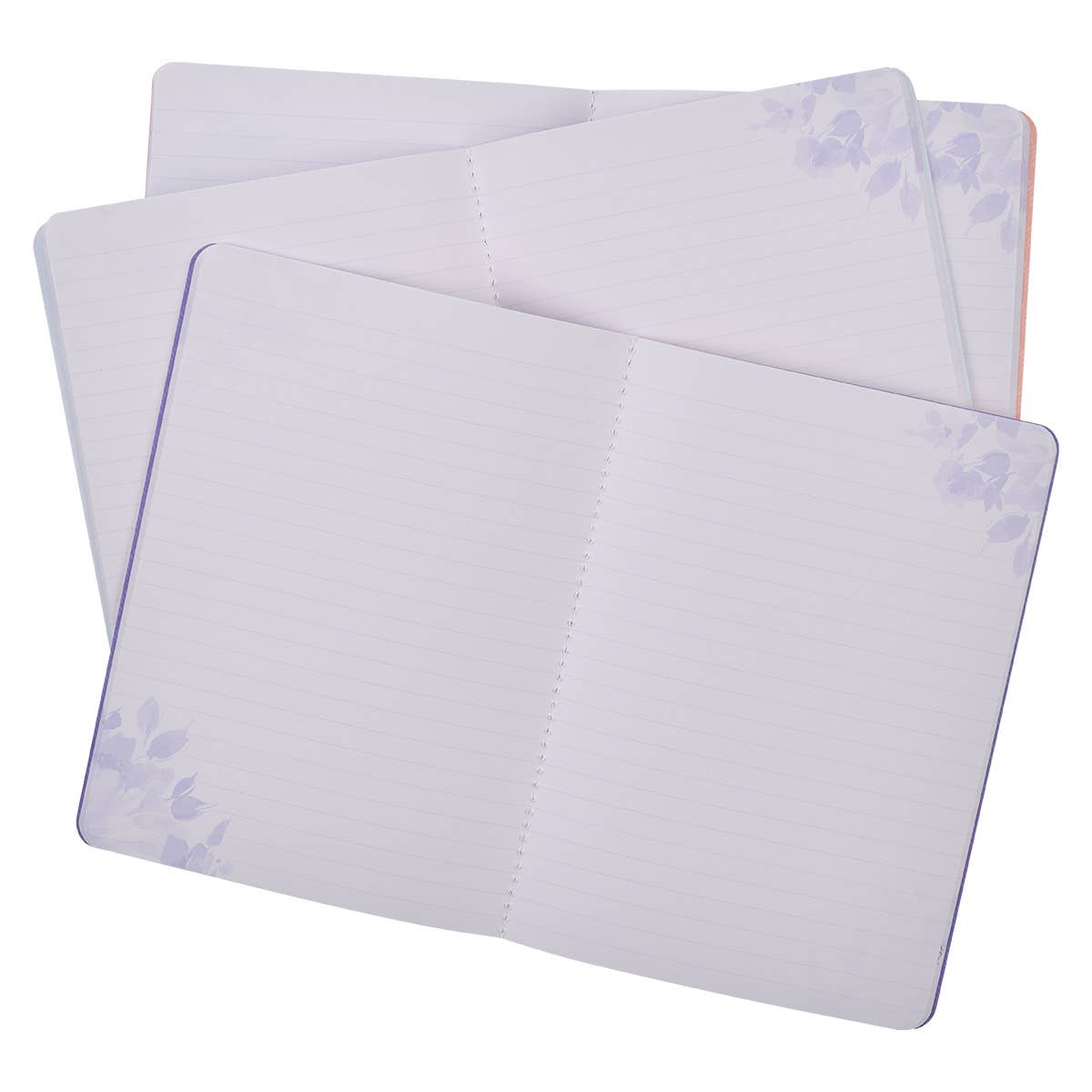 Notebook Set 3pc White Num. 6:24, Blue Num. 6:25, Num. 6:26
