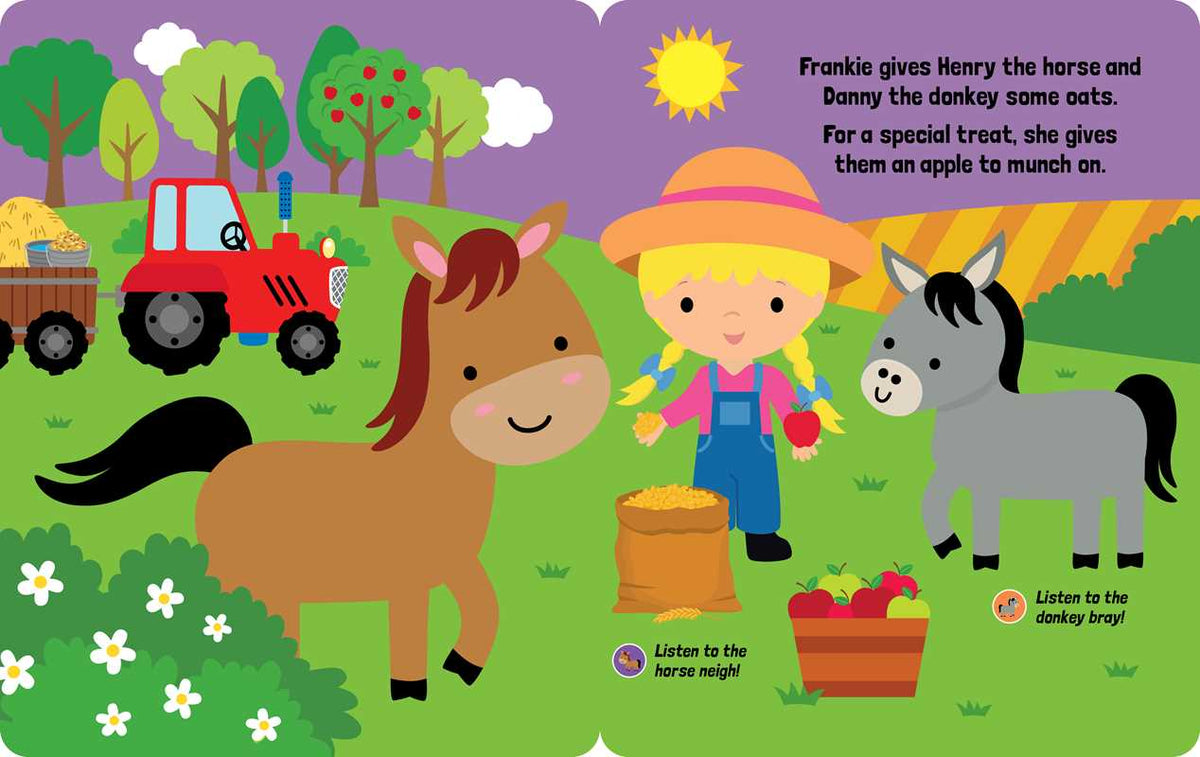 On the Farm: Sound Book by: Board Books; 8 pages / English