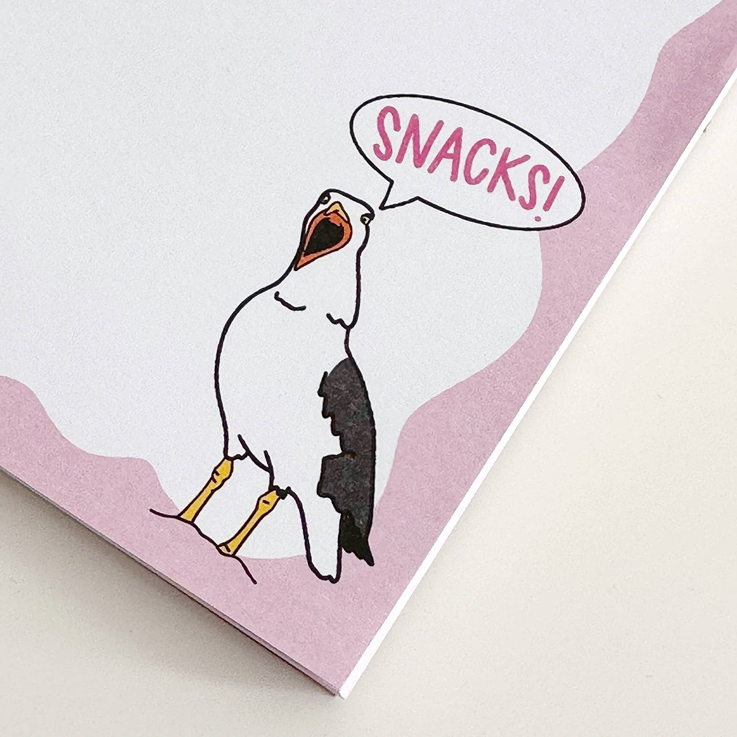 Seagull Demands Snacks Notepad