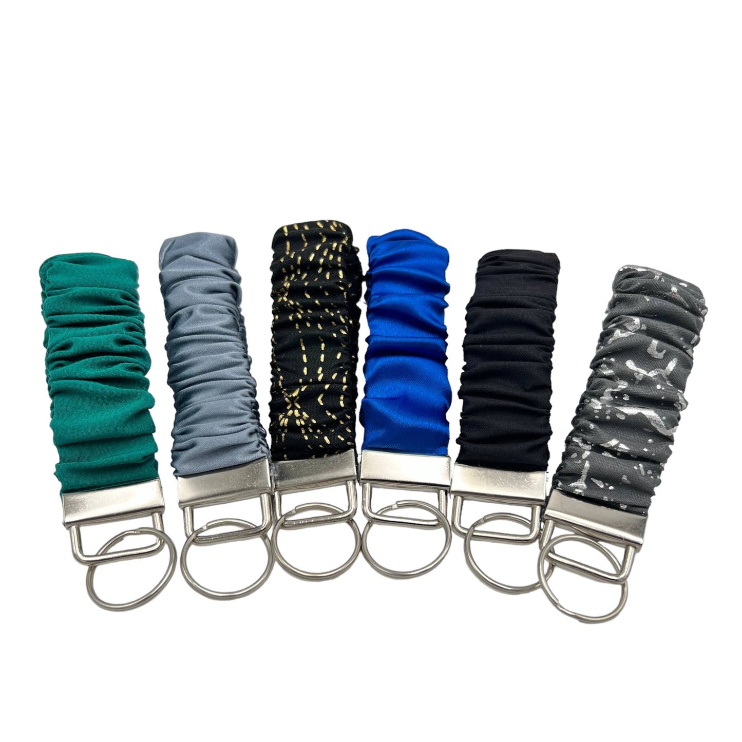 Leopard/Cheetah Scrunchie Keychain Satin Wristlet