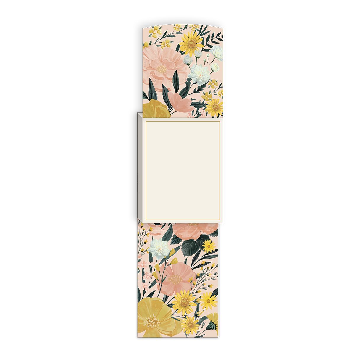 Pocket Notepad Cream Bouquet