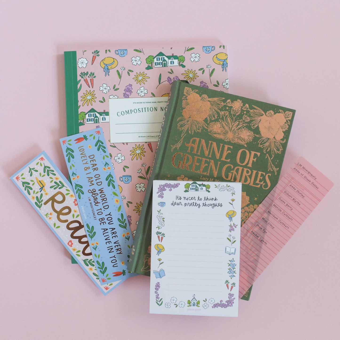 Pretty Thoughts Anne of Green Gables 4x6 Notepad