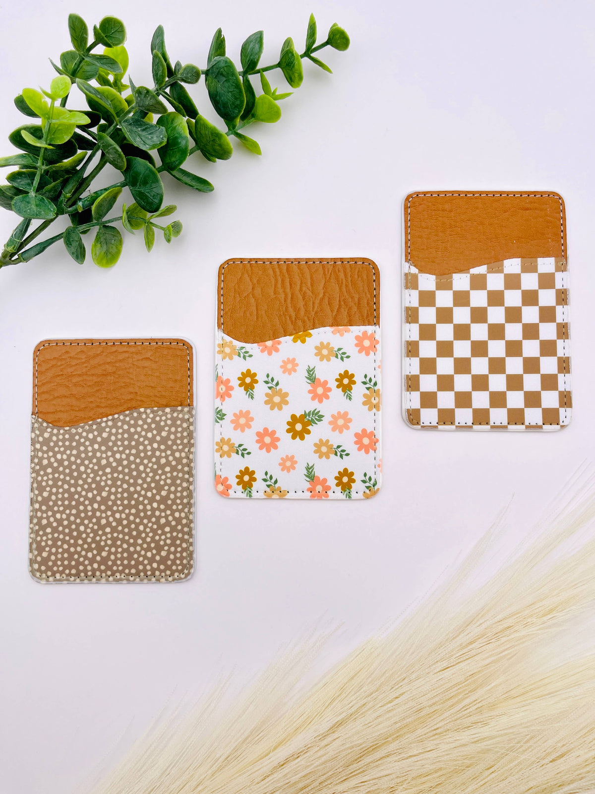 Stick-On Phone Wallet | Adhesive Card Holder for Phone : 13
