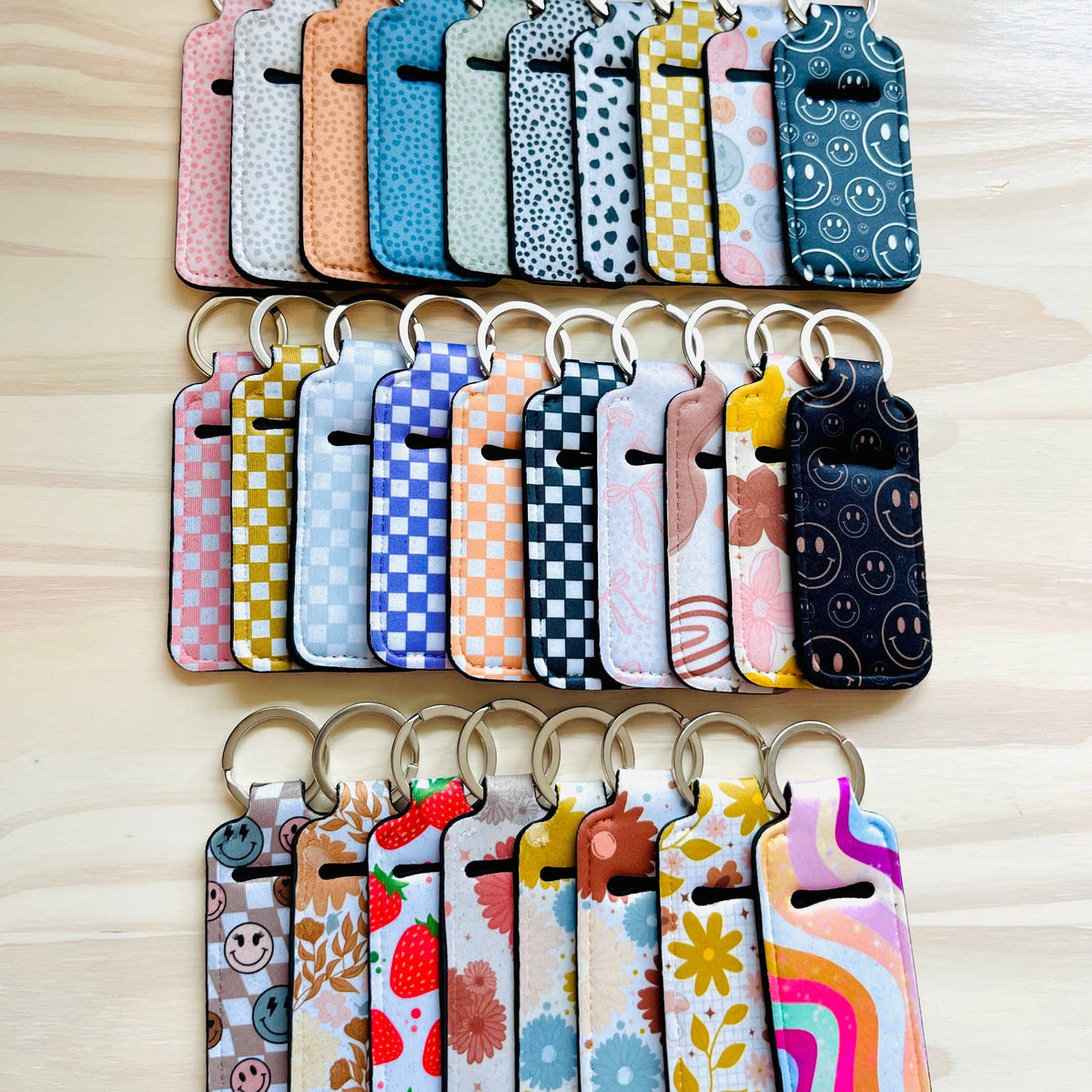 Chapstick Holder Keychain | Trendy Accessory : 20