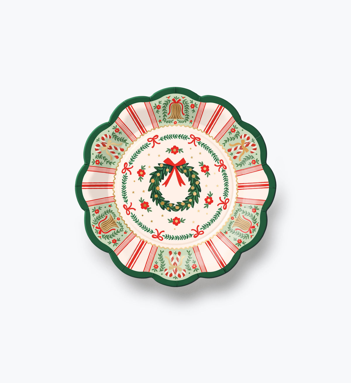 Holly Jolly Small Paper Plates