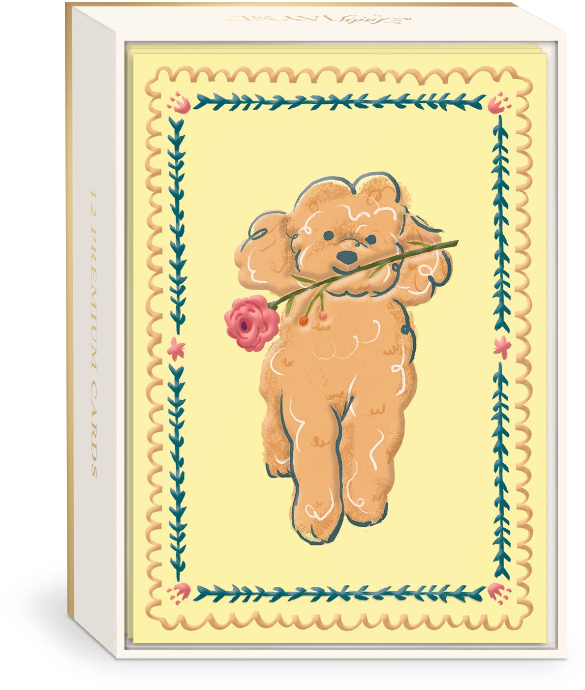 FRIENDLY DOG NOTECARD