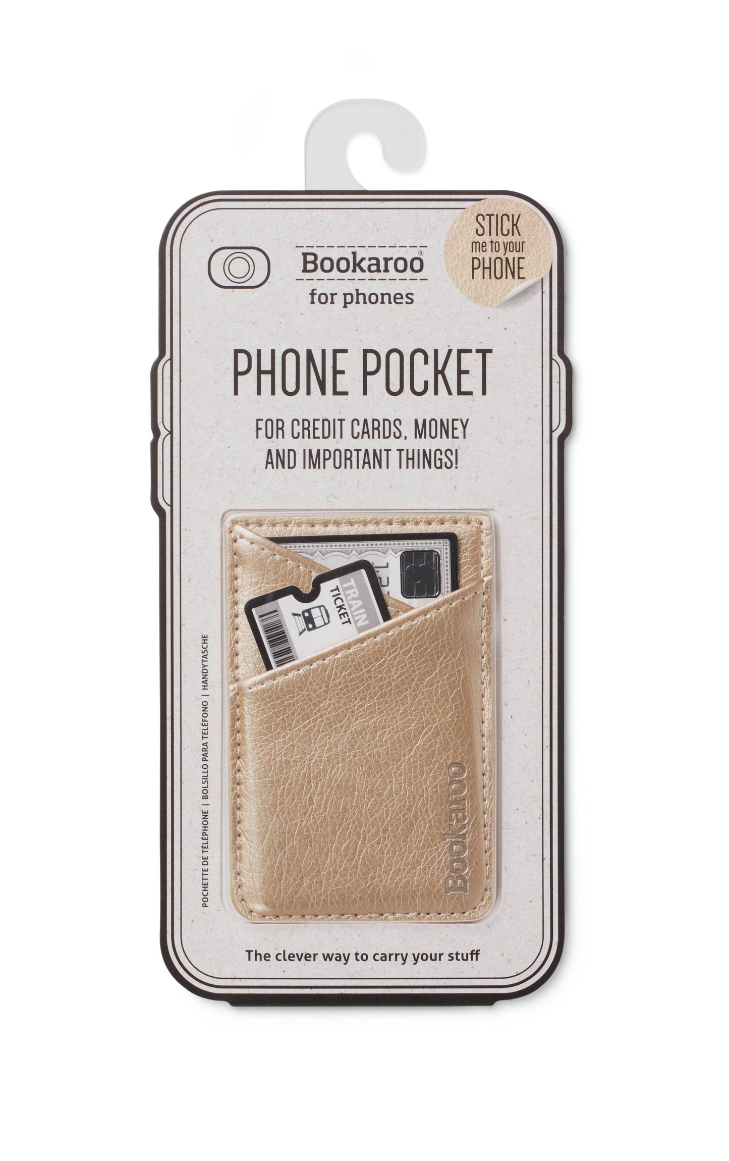 Bookaroo Phone Pocket: Brown