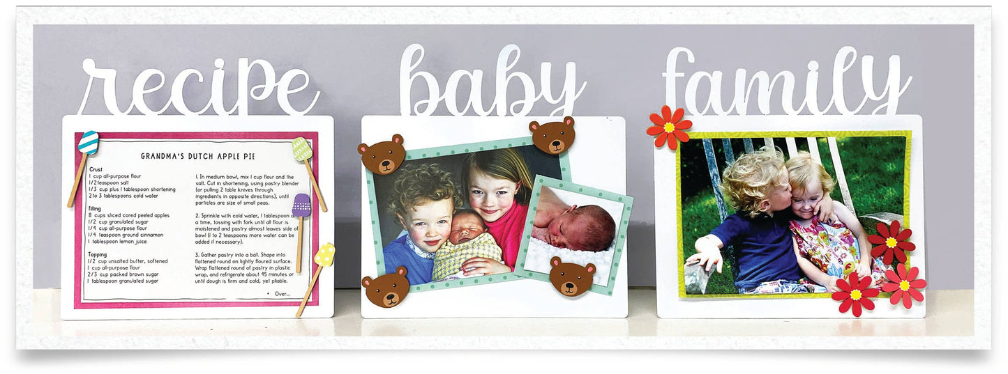 Baby Photo Easel Gift Bundle, Baby Shower