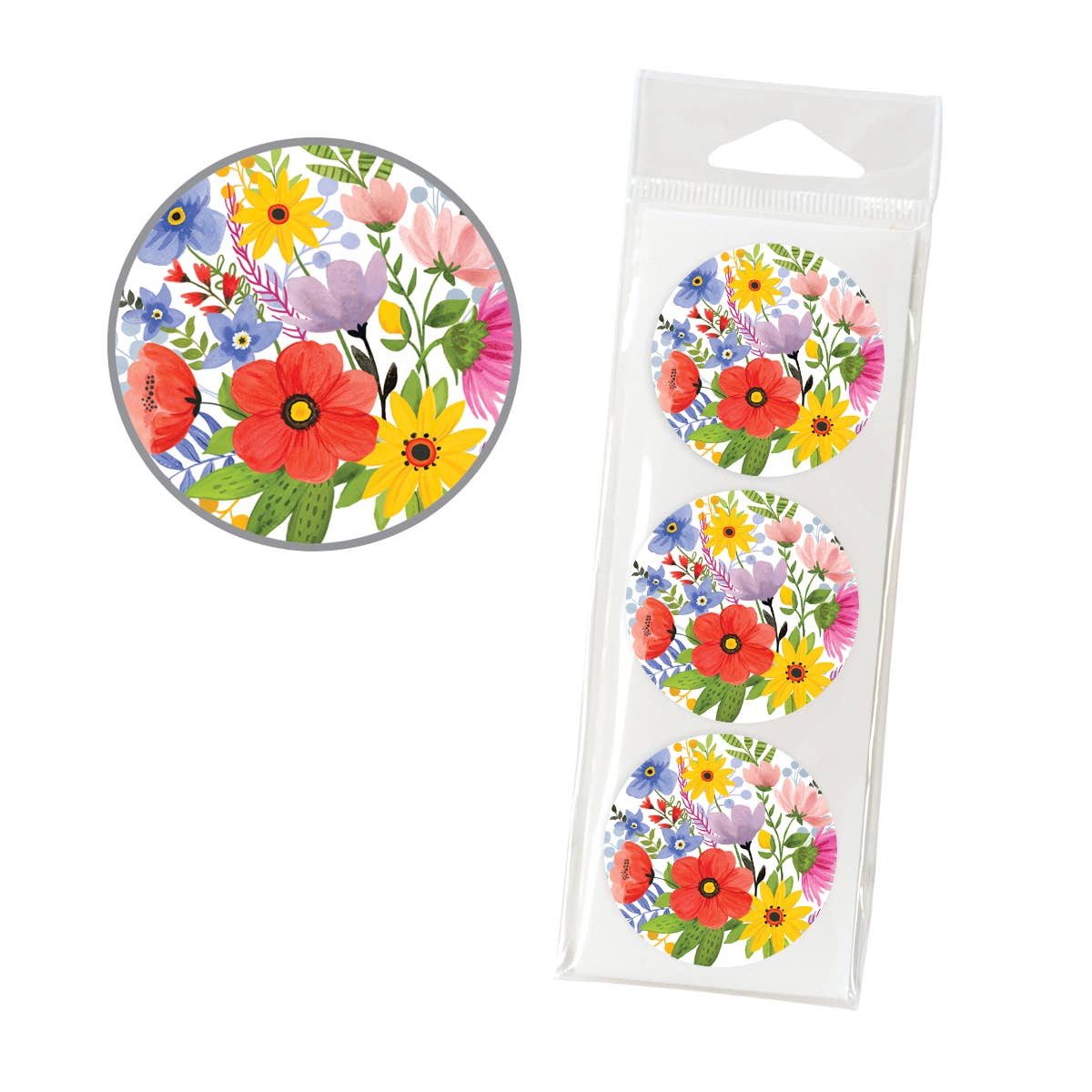 36 Blue Stripe Flowers