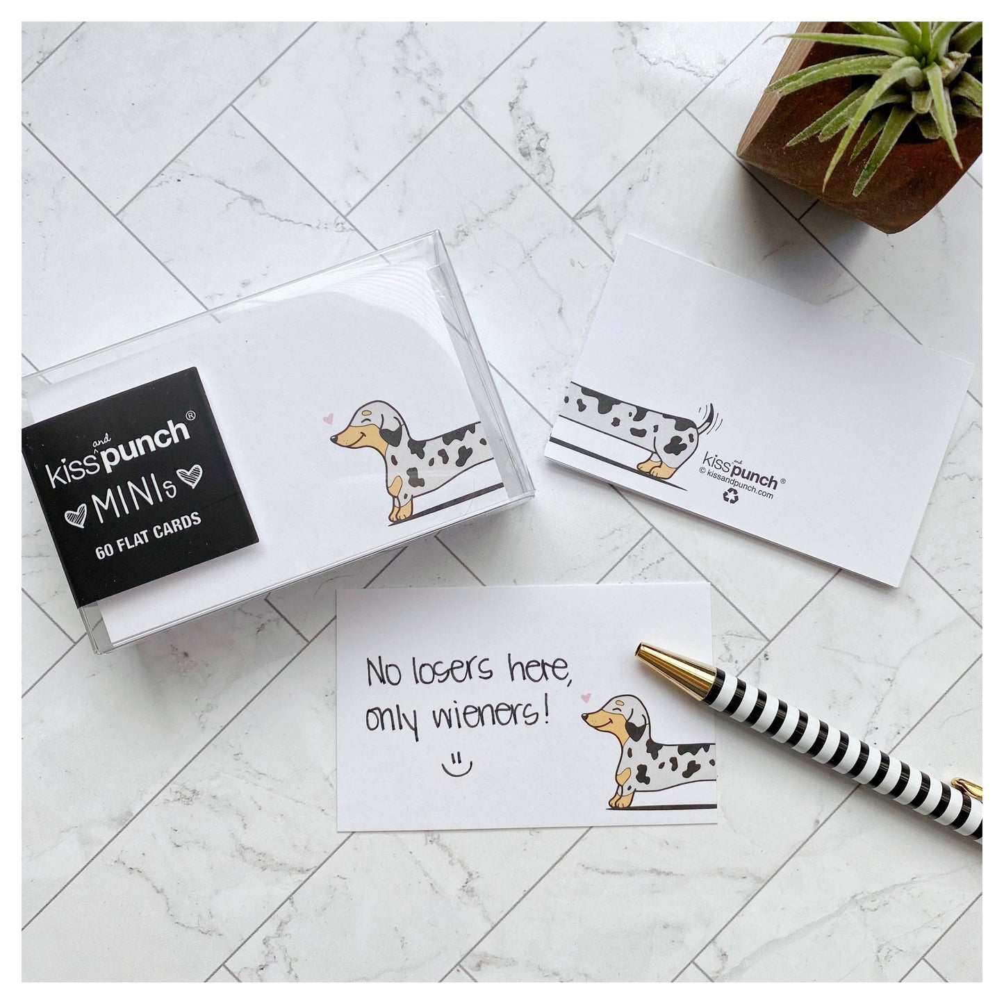 60 ct Mini Notecard - Wiener Dog
