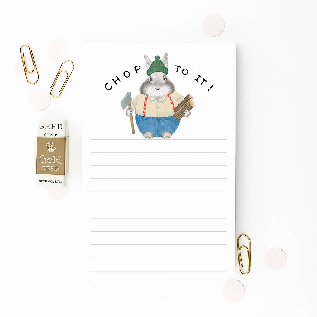 Chop to It! Notepad