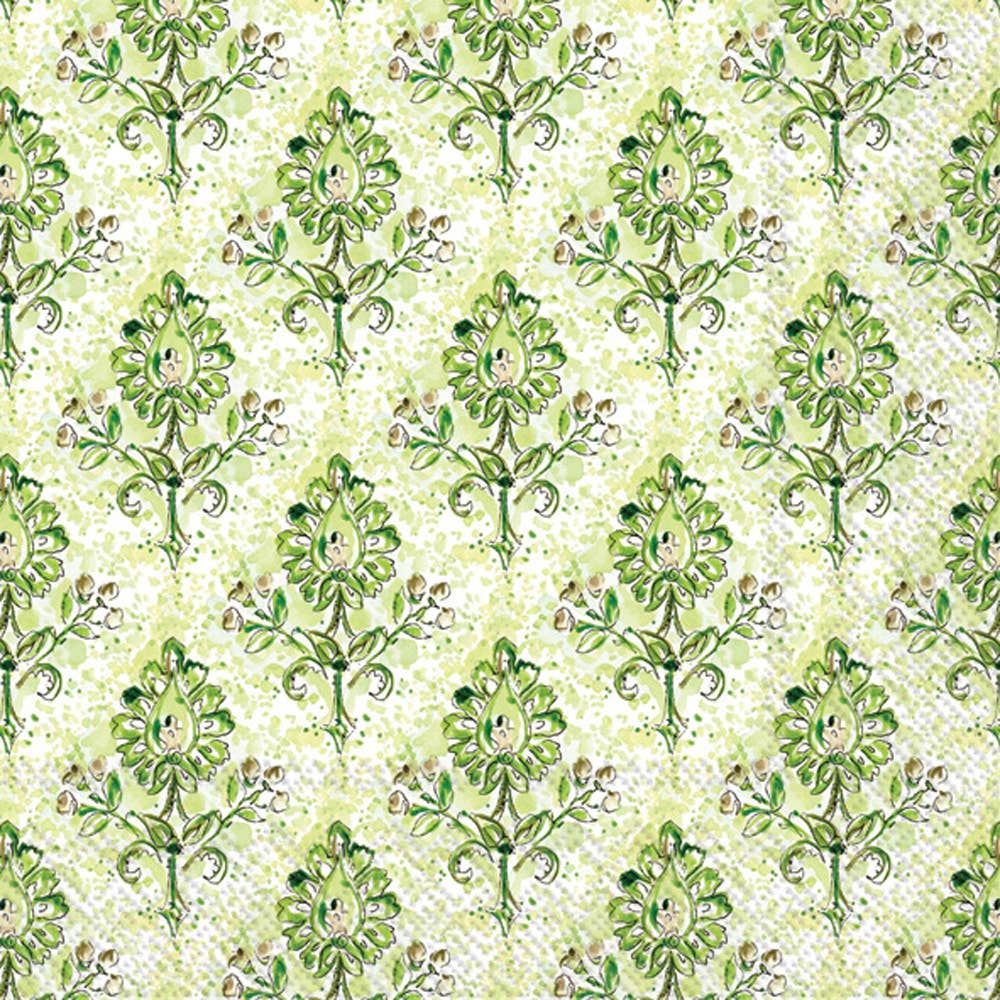 Paper Lunch Napkins 20 Count Mint Medallion