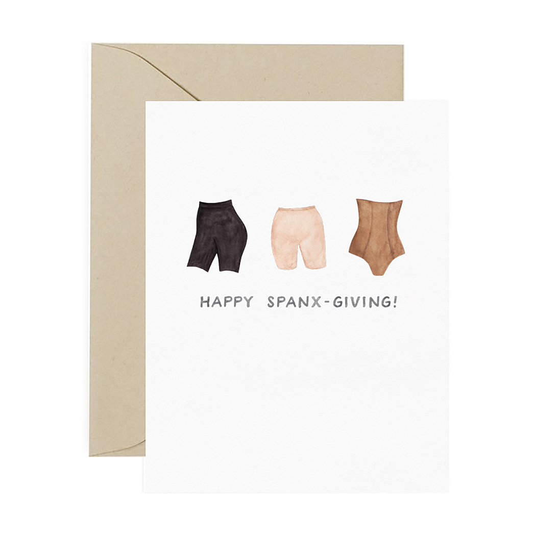 Spanx Thanksgiving Card