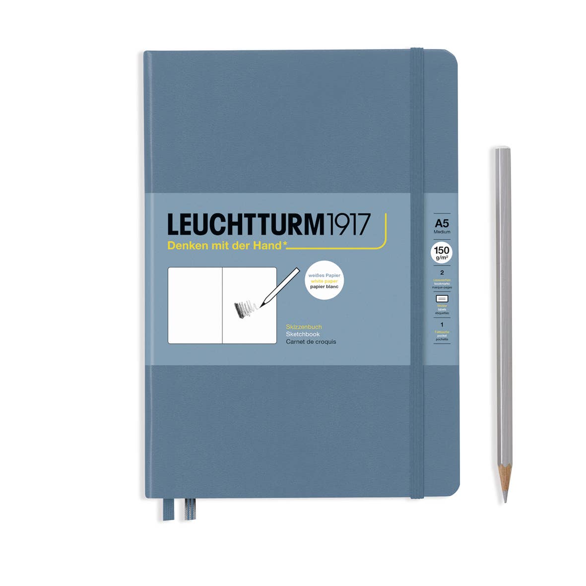 Sketchbooks - 150g/m² Paper Plain: Square / Lemon