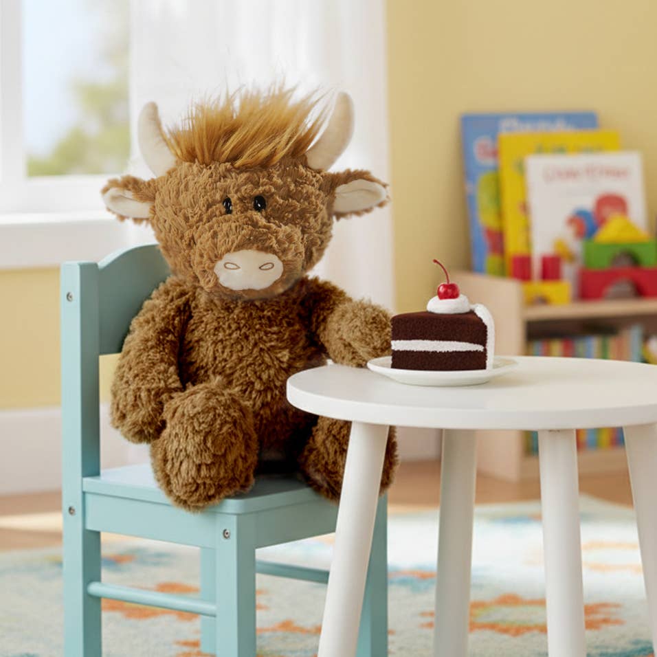14IN CUDDLY HIGHLAND COW-CARLOS