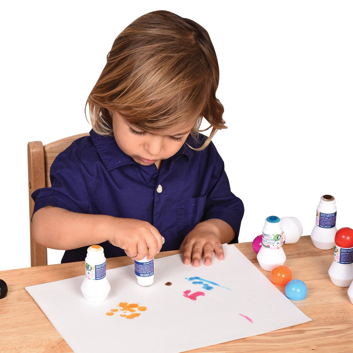 Washable Chubby Dot Markers - Set of 8