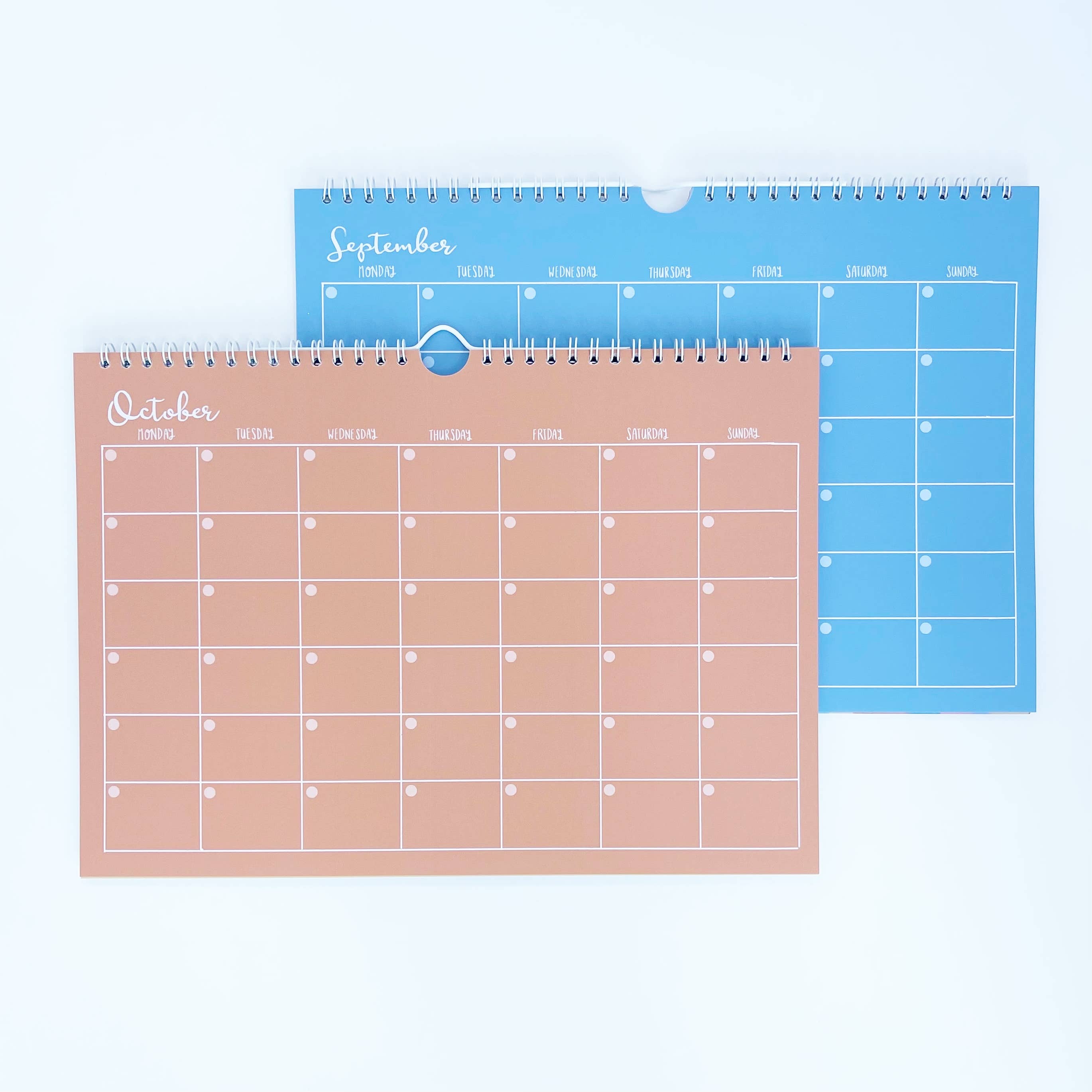 A4 Colours - Undated 12 Month Wall Calendar