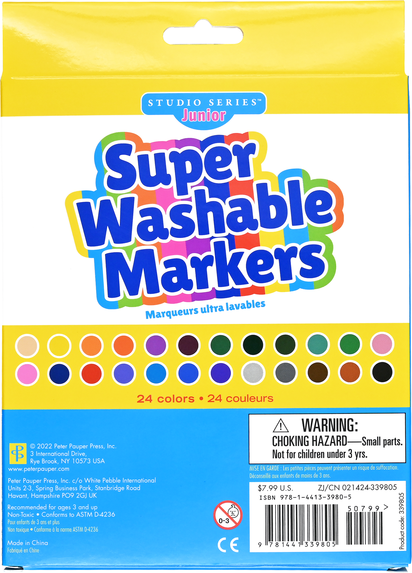 Super Washable Markers (Set of 24 Colors),Super Washable Markers (Set of 24 Colors)