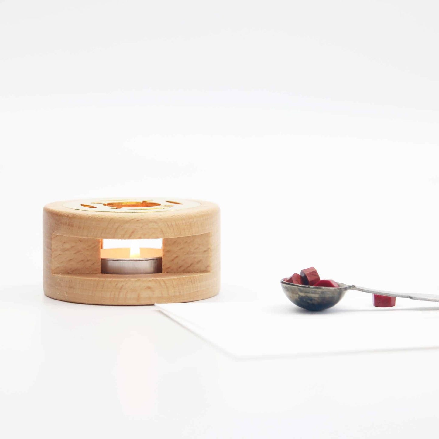 Wooden Wax Beads Melting Stove: Black
