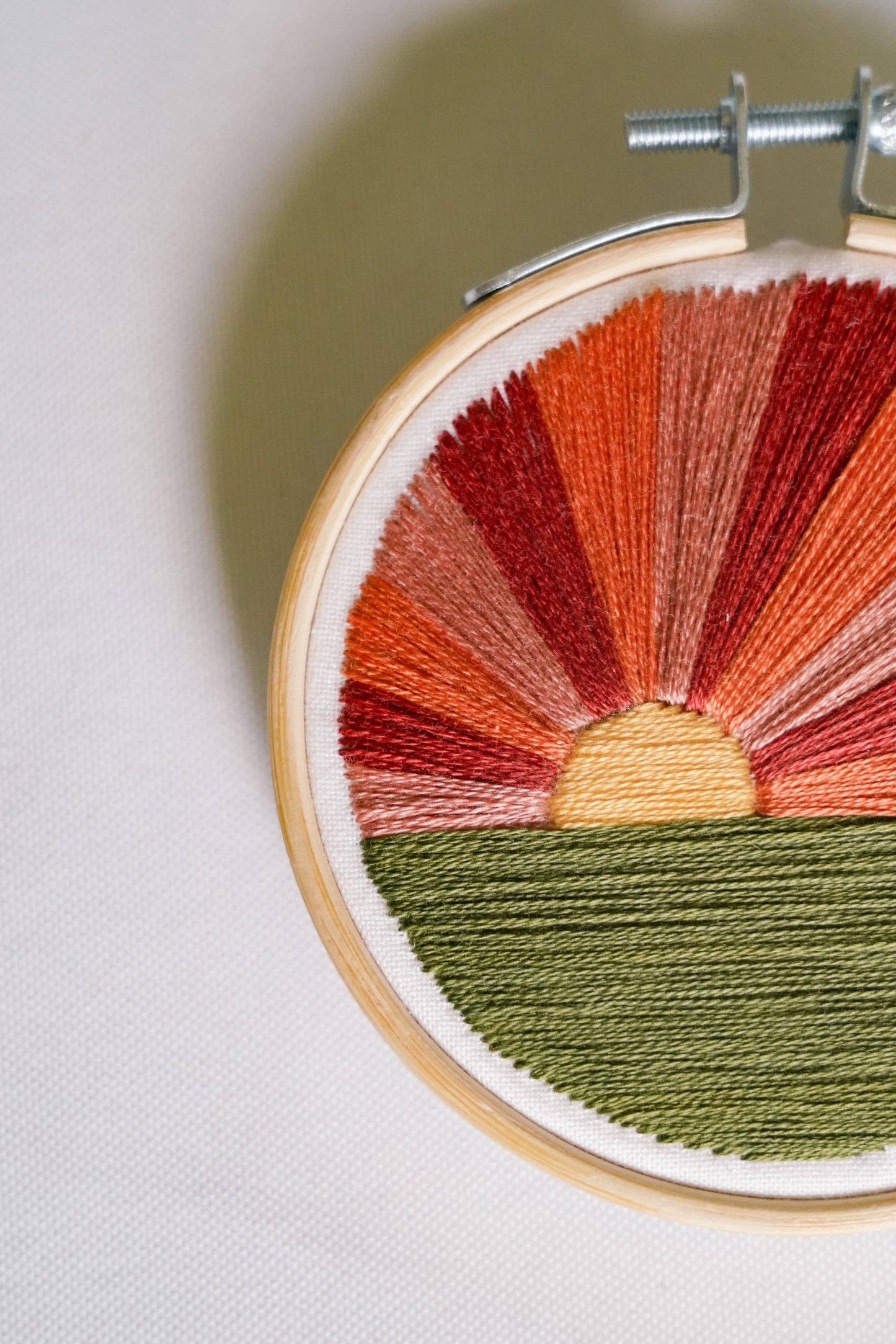 Mini Sunset 3" Hoop DIY Embroidery Kit