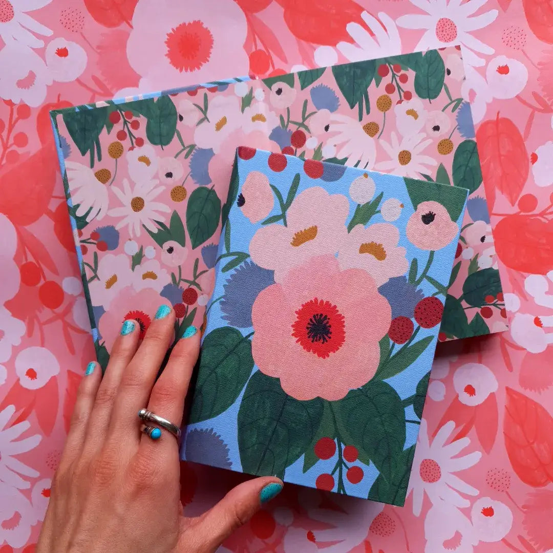 Big Pink Illustrated Journal  - AS 056