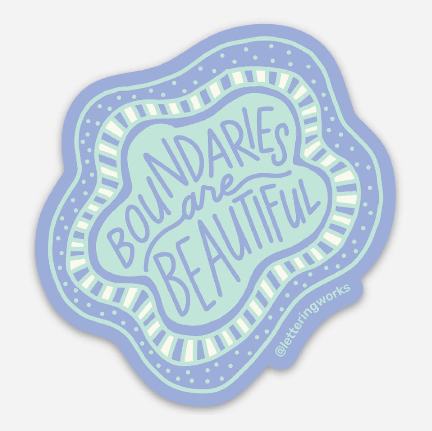 Boundaries are Beautiful Sticker