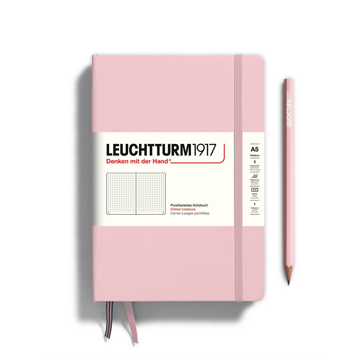Notebooks - Medium (A5): Dotted / Hardcover / Lilac