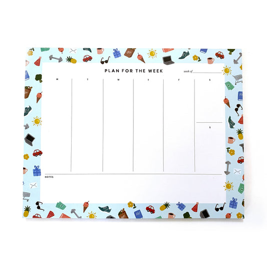 Plan for the Week Desk Pad
