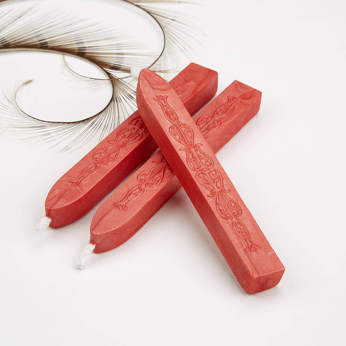 Sealing Wax Sticks with wick 3PK- 25+ colors: Red/Gold/Silver