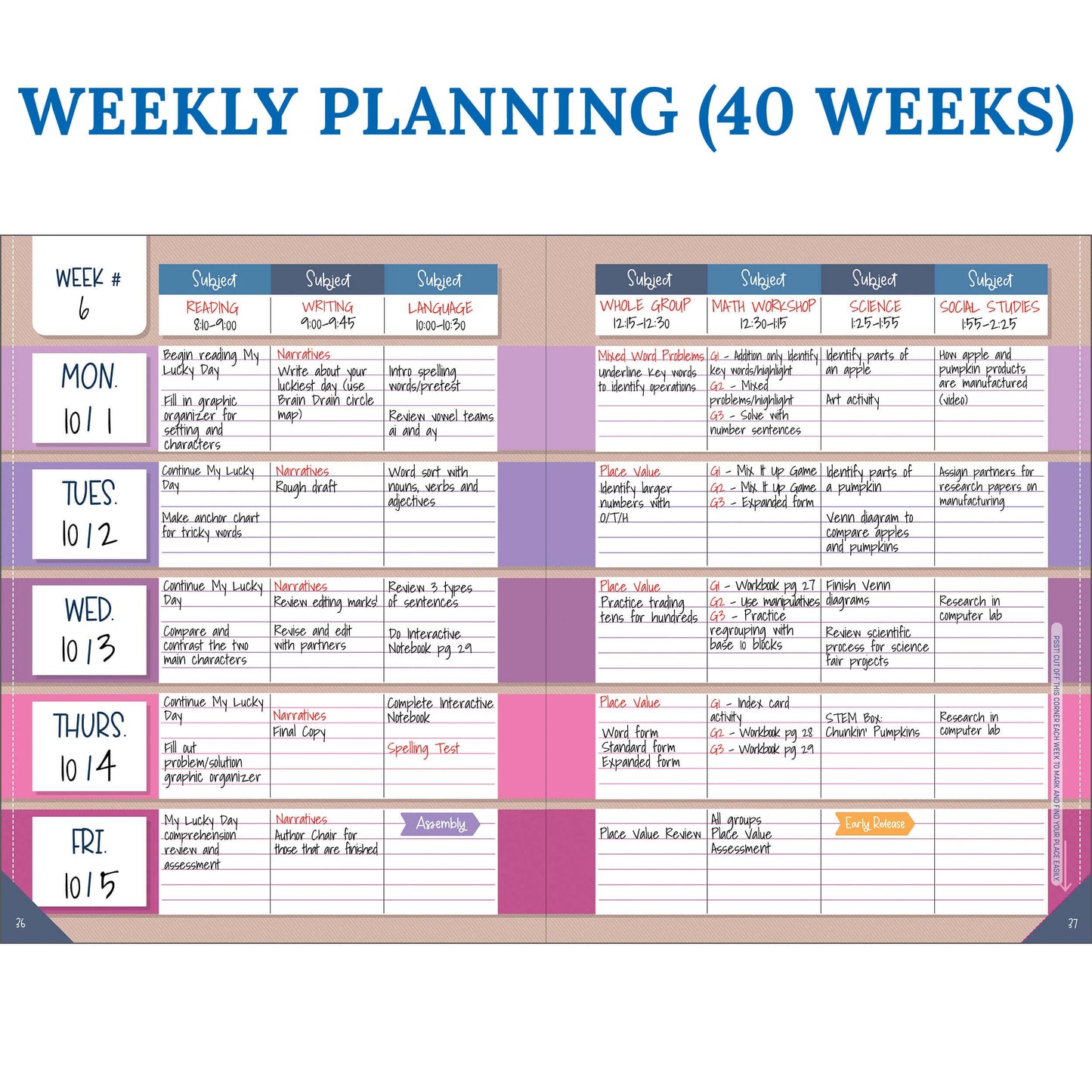 Crafty and Cool Teacher Planner