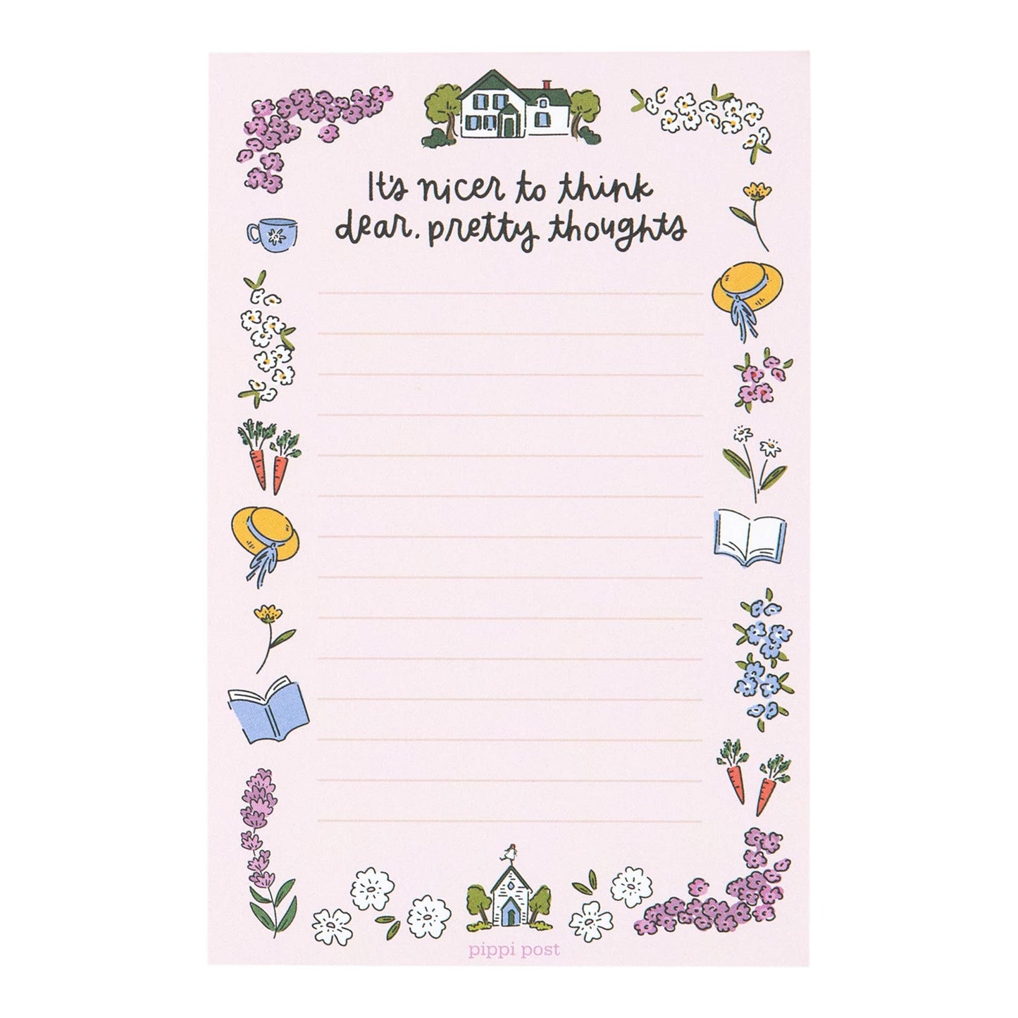 Pretty Thoughts Anne of Green Gables 4x6 Notepad