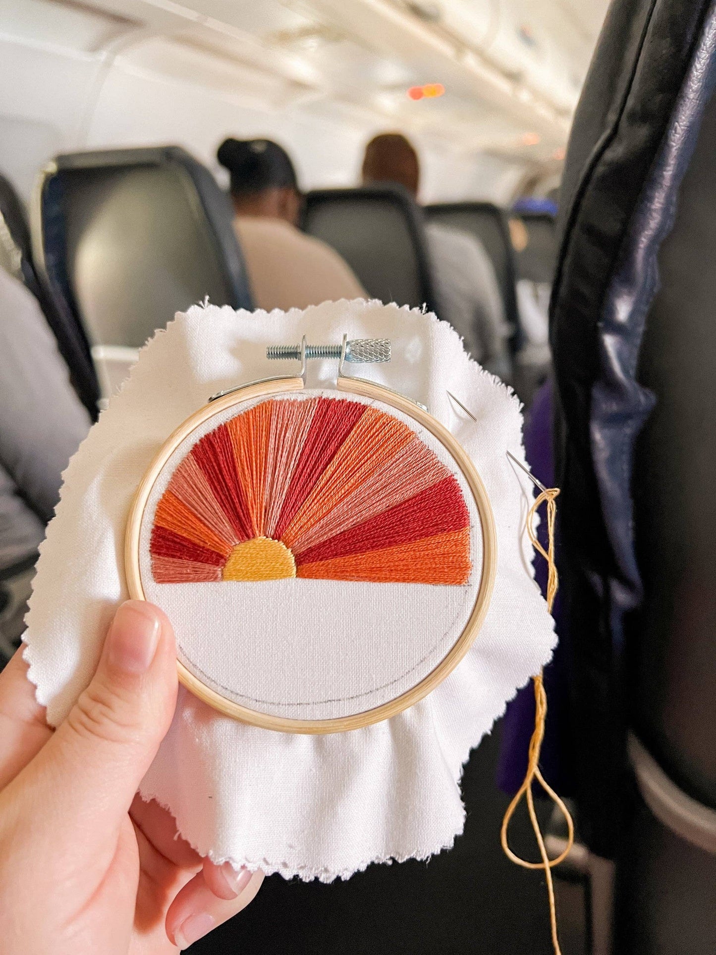 Mini Sunset 3" Hoop DIY Embroidery Kit
