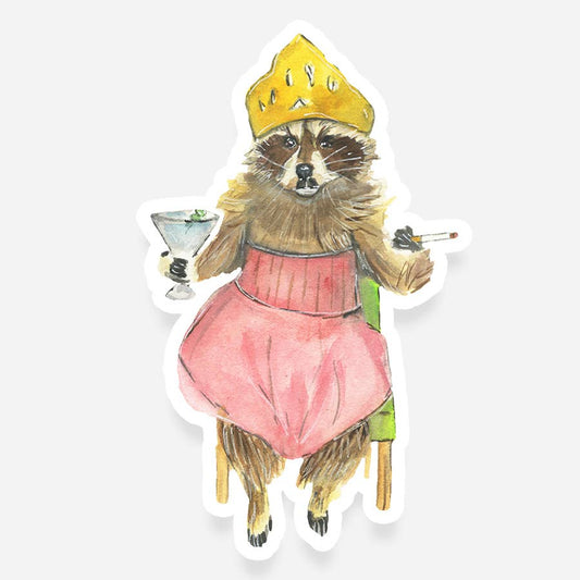 Sticker - Party Raccoon
