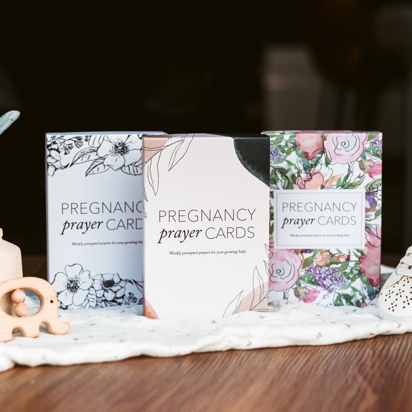 Pregnancy Prayer Cards | Colorful Flowers