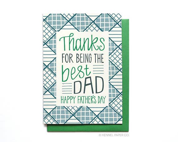 Father's Day Card - Best Dad