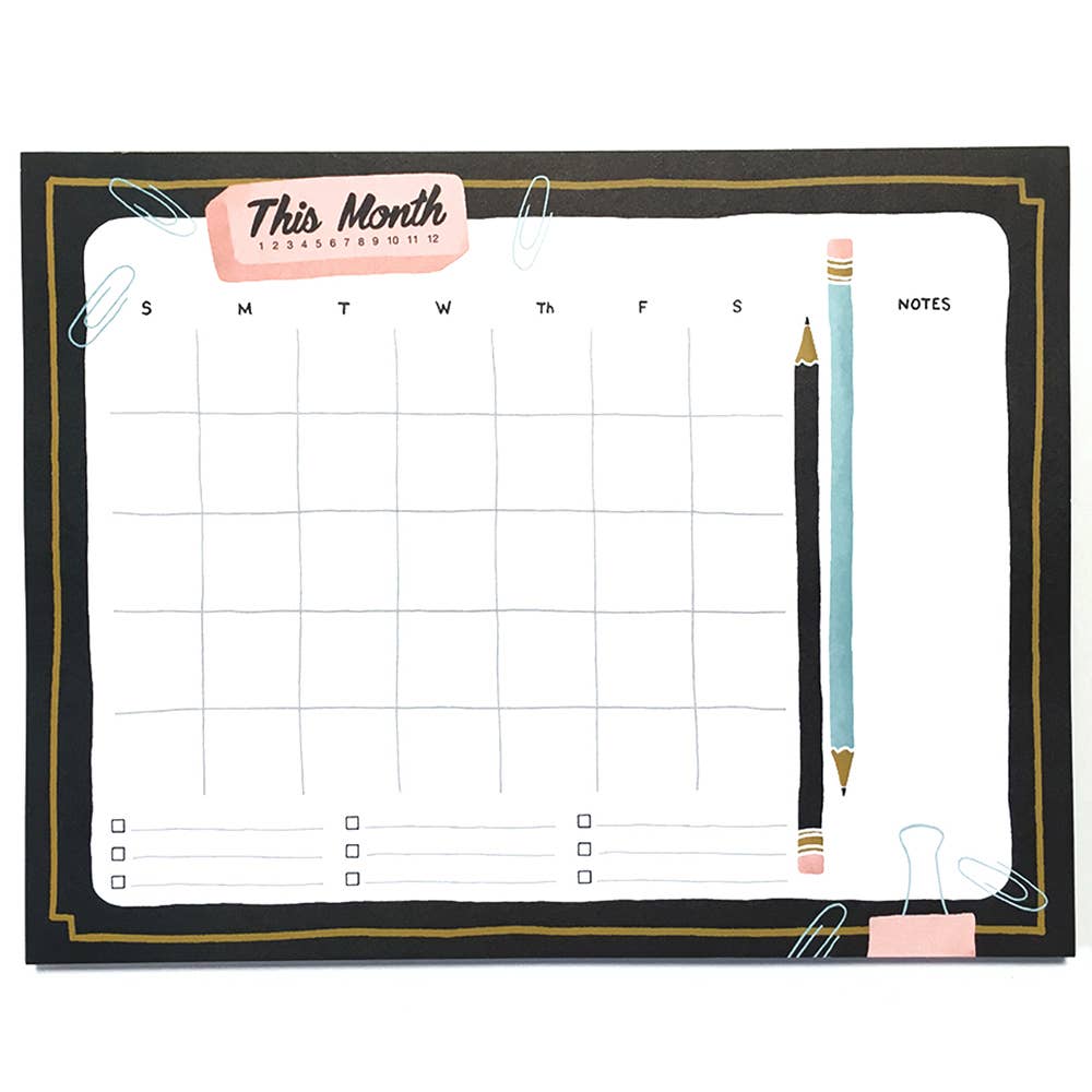 Vintage Desk Calendar