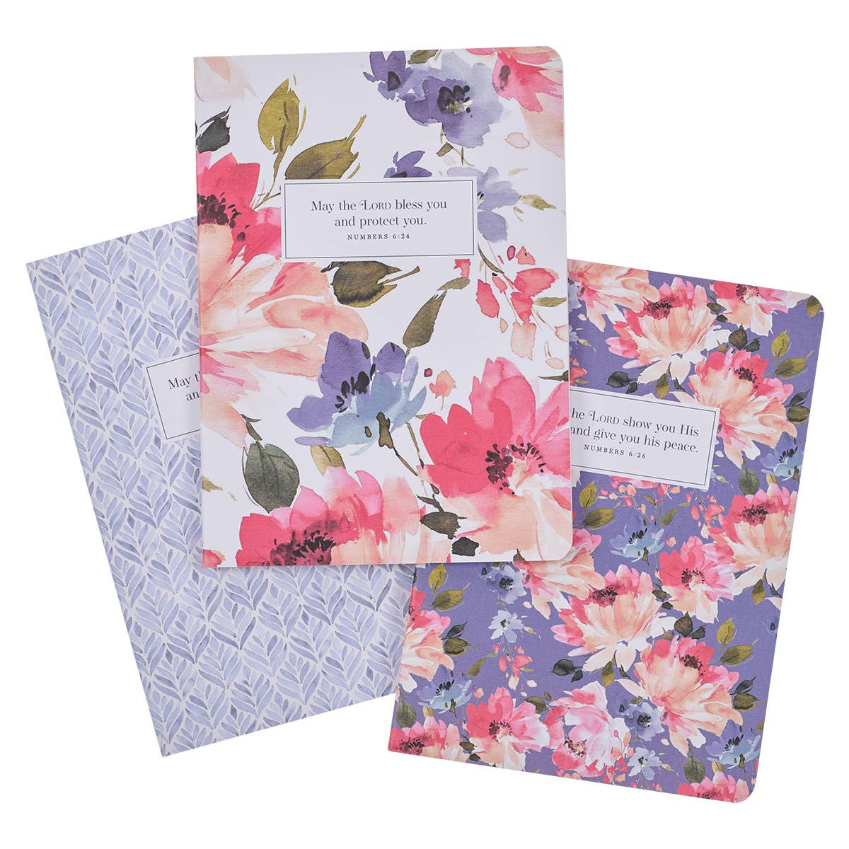 Notebook Set 3pc White Num. 6:24, Blue Num. 6:25, Num. 6:26