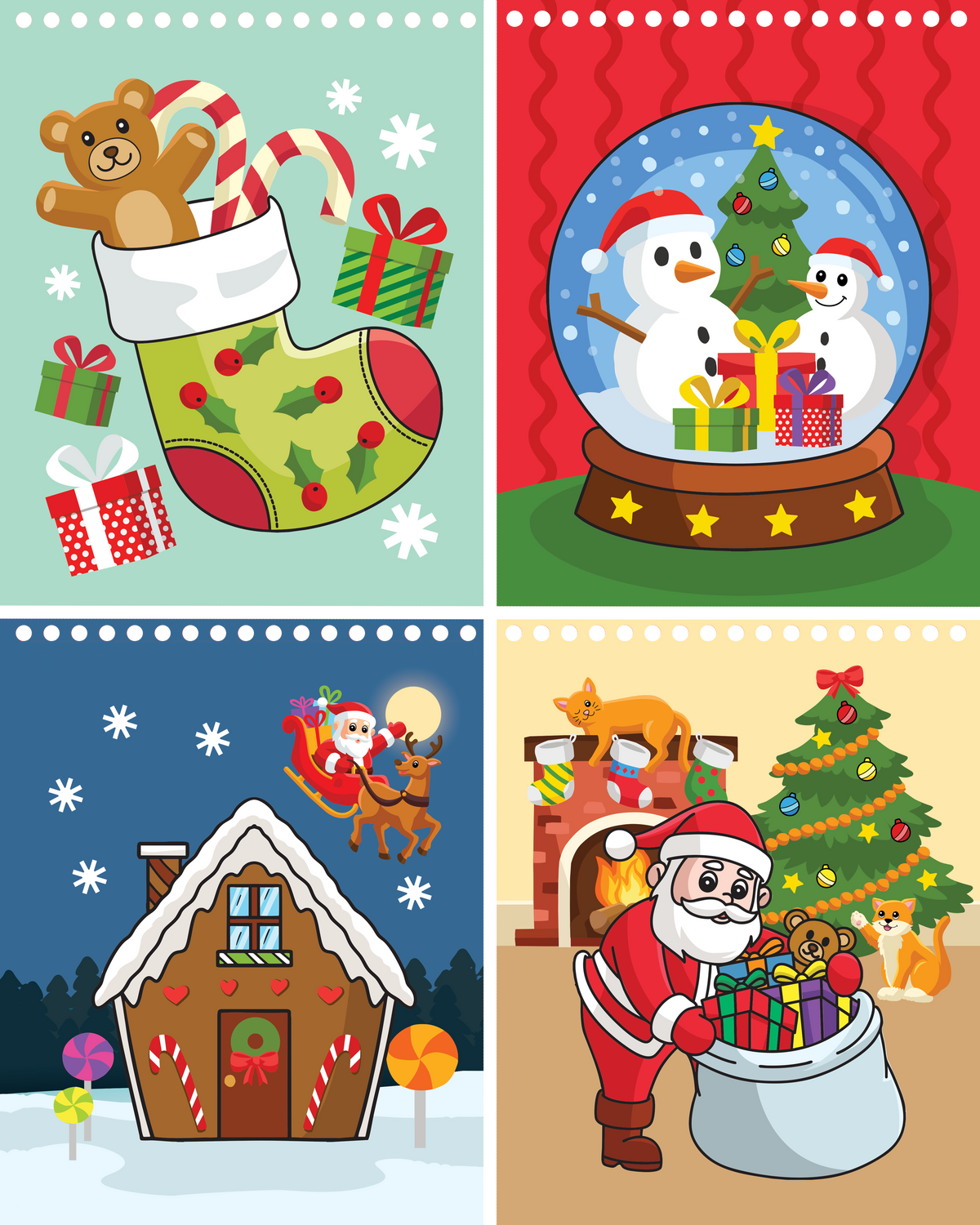 Color With Water - Christmas